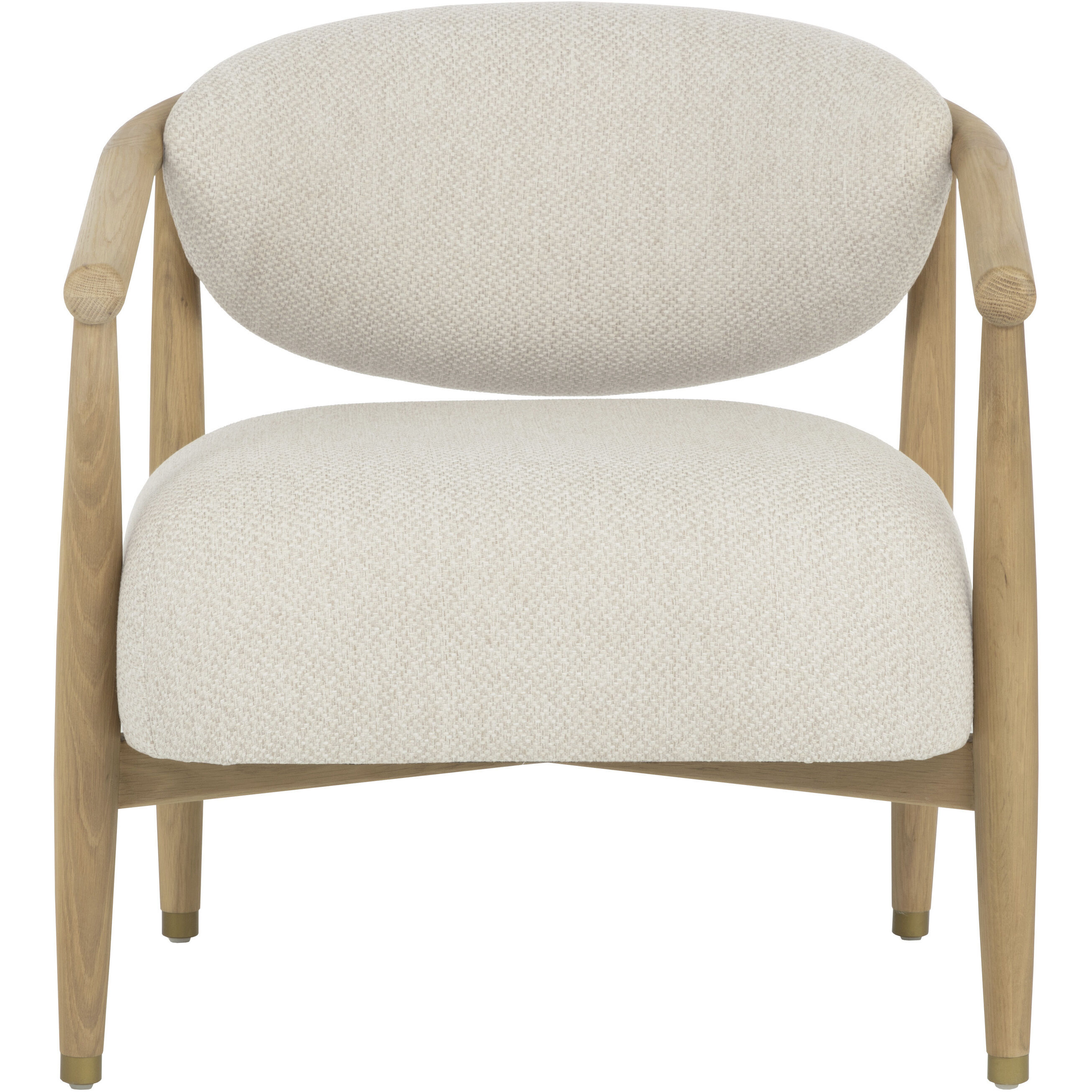 Sigrid Light Oak / Monument Oatmeal Lounge Chair